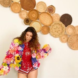 Rainbow Flower Jacket